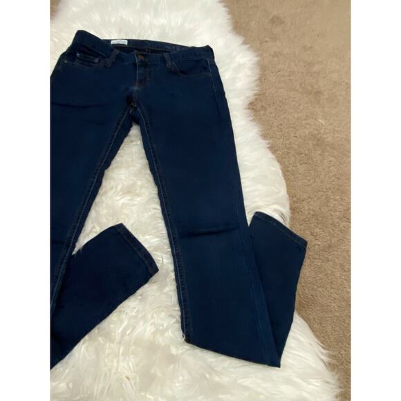 GAP‎ 1969 Womens Jeggings 5 Pockets Belt Loops Stretch Denim Blue Size 25/0 - Picture 3 of 9